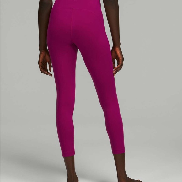 Lululemon InStill High-Rise Tight 25" size 8 magenta leggings - Picture 2 of 12